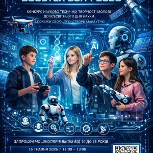 Science Skills Booster SUITT 2026 – конкурс науково-технічної творчості молоді до Всесвітнього дня науки