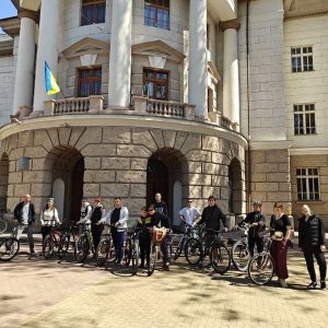 У ДУІТЗ відбувся велопробіг, організований Профкомом студентів